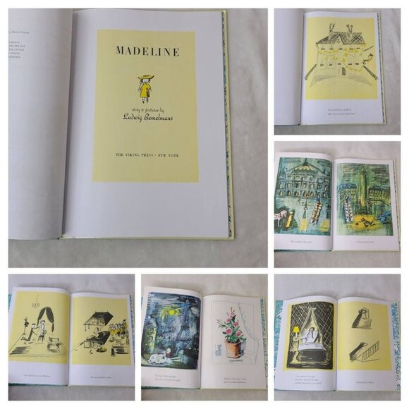 Madeline By Ludwig Bemelmans Hardcover Classic Childrens Book - Picture 4 of 9